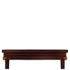 <b>Mahogany Couch Table</b><br/>The exact parameters to repeatedly bang your shin on.